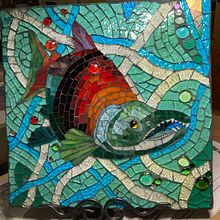 My project for course: Introduction to Mosaic Artwork. Projekt z dziedziny Craft, Projektowanie i w, rób mebli,  Dekoracja wnętrz, Ceramika i DIY użytkownika Barbara Shirley - 30.01.2022