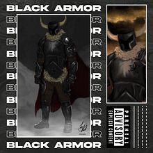 Black Armor Ein Projekt aus dem Bereich Traditionelle Illustration, Design und Digitale Illustration von Juan David González González - 25.11.2020