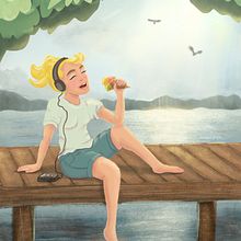 Mein Kursprojekt: Weibliches Charakterdesign im Cartoon-Stil mit Procreate. Traditional illustration, Digital Illustration, and Digital Drawing project by Jana Suing - 07.16.2022
