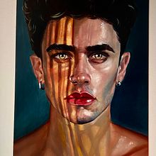 Mi proyecto del curso: Retrato realista al óleo: detalles y expresión. Projekt z dziedziny  Sztuki piękne,  Malarstwo i Malarstwo olejowe użytkownika Armando Gonzalez - 17.07.2022