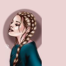 Mój projekt z kursu: Portretowanie postaci kobiecych w Procreate. Un projet de Illustration traditionnelle, Illustration numérique , et Dessin numérique de Konstancja Klimkiewicz - 17.07.2022