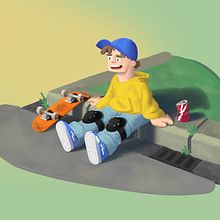 My project for course: Digital Painting for Characters: Color and Light. Projekt z dziedziny Trad, c, jna ilustracja, Projektowanie postaci, Ilustracja c, frowa, Malarstwo c i frowe użytkownika Janne Waes - 17.07.2022