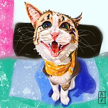 My project for course: Caricature Drawing with Infinite Painter. Traditional illustration, and Digital Illustration project by finighanally - 07.17.2022