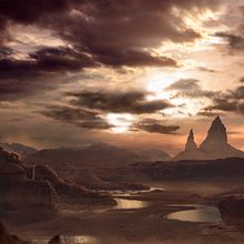 Mi proyecto del curso: Matte painting cinematográfico. Design, Ilustração tradicional, e Matte Painting projeto de Paul Edwardo Rodriguez Gonzalez - 15.07.2022
