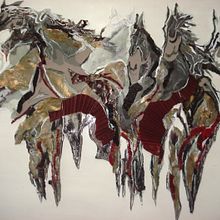 Relieves policromados. Fine Arts, Acr, lic Painting, Oil Painting, and Sculpture project by Siamgodh Art - 07.17.2022