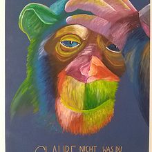 Thinking monkey 2. Un projet de Peinture acr , et lique de Maria Märtl - 17.07.2022