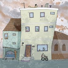My project for course:  Imaginary Places: Draw, Paint, and Digitize on Photoshop Ein Projekt aus dem Bereich Skizzenentwurf, Zeichnung, Digitale Illustration, Architektonische Illustration, Erzählung und Kinderillustration von Thithi Johnson - 16.07.2022