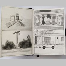 Mi proyecto del curso: Sketchbook para principiantes: aprende a dibujar tu entorno . Traditional illustration, Sketching, Creativit, Drawing, and Sketchbook project by Nacho Murugarren - 07.15.2022