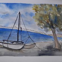 Il mio progetto del corso: Diario di viaggio ad acquerello. Watercolor Painting, Traditional illustration, Architectural Illustration, and Sketchbook project by Milena Carli - 07.18.2022