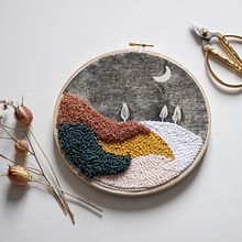 Les impressions Ein Projekt aus dem Bereich Dekoration von Innenräumen, Weben, Punch needle, H und werk von Bérénice Robert - 18.07.2022