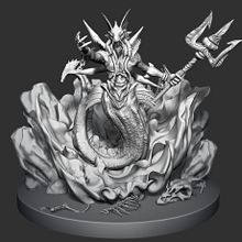 My project for course: Digital Sculpture of Fantastic Creatures with ZBrush. 3D, Modelagem 3D, e Design de personagens 3D projeto de Arnel Kerr Añana - 17.07.2022