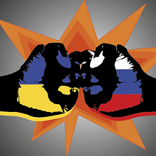 Cartel publicitario - Guerra (trabajo universitario). Un proyecto de Diseño, Publicidad, Diseño de carteles e Ilustración tradicional de Marilia Niño Gutiérrez - 18.07.2022