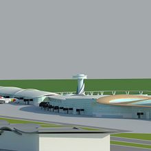 Aeropuerto Internacional "El Vigía" . Arsitektur proyek oleh Luis Romero - 07.01.2016