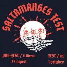 SALTAMARGES FEST 2022 - Gig poster. Un proyecto de Ilustración tradicional, Diseño e Ilustración vectorial de Gerard Serrano Salvi - 19.07.2022
