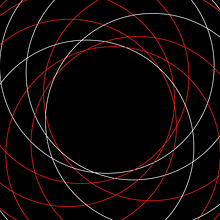 Symmetric circles. Design, Motion Graphics, and JavaScript project by Harvey Stavez - 07.18.2022