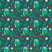 My project for course: Illustrated Pattern Design. Projekt z dziedziny Design, Tradycyjna ilustracja, Pattern design i Stemple użytkownika Natalia Kochanowska - 19.06.2022
