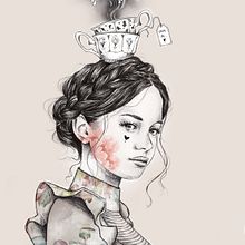 Mi proyecto del curso: Técnicas de dibujo tradicional con Procreate. Projekt z dziedziny Trad, c, jna ilustracja,  R, sunek, Ilustracja c, frowa, Portret, R, sunek c i frow użytkownika Mar Sotelo - 19.07.2022