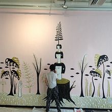 Murales. Een project van  Urban art, Traditionele illustratie,  Acr y lschilderij van Christian Castañeda - 19.07.2022