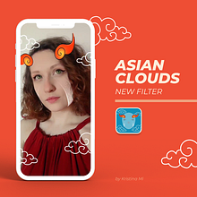 My project for course: Illustrated Filters for Facebook and Instagram Stories. Un projet de 3D, Réseaux sociaux, Illustration numérique, Instagram, Conception 3D , et Design pour les réseaux sociaux de Kristina Minakova - 28.02.2021