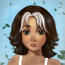 My project for course: Powerful Female Characters: Illustrating Confidence and Diversity. Traditional illustration, Painting, Digital Illustration, Digital Drawing, and Digital Painting project by Kuzy Patel - 07.20.2022