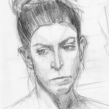 My project for course: Graphite Drawing Techniques for Planar Portraiture. Un proyecto de Bellas Artes, Bocetado, Dibujo, Dibujo de Retrato, Dibujo realista y Dibujo artístico de nswyers00 - 20.07.2022