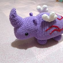 Mi proyecto del curso: Diseño y creación de amigurumis. Arts, Crafts, To, Design, Fiber Arts, DIY, Crochet, Amigurumi, and Textile Design project by dragon_ciel_shadow - 07.21.2022