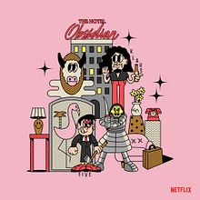 Ilustración para Netflix Latinoamérica. Traditional illustration, and Character Design project by Antonay Studio - 07.18.2022