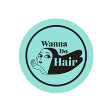 Wanna Do Hair. Mi proyecto del curso: Creación de un logotipo original desde cero. Een project van  Ontwerp,  Br, ing en identiteit, Grafisch ontwerp y Logo-ontwerp van Victor Serrano Orozco - 19.07.2022
