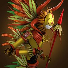 Mi proyecto del curso: Modelado de personajes en Maya. 3D, and 3D Modeling project by Roberto Diaz - 07.20.2022