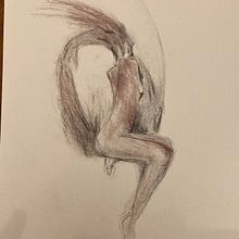 My project for course: Contemporary Drawing of the Human Figure. Un proyecto de Ilustración tradicional, Bellas Artes, Dibujo, Dibujo artístico, Pintura acrílica y Dibujo anatómico de cappiellolou - 21.07.2022