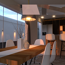 Mi proyecto del curso: Render de interiores con SketchUp y V-Ray Next. Architecture, Interior Architecture, Digital Architecture, and ArchVIZ project by humbertico024 - 07.21.2022