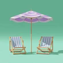 Summer Life. Traditional illustration, and 3D project by natthanan sittinan - 07.01.2022