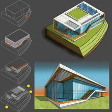 Mi proyecto del curso: Sketching arquitectónico y artístico con Procreate. Architecture, Sketching, Digital Illustration, Digital Architecture, and Architectural Illustration project by benavidesesteban436 - 07.21.2022