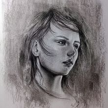 Il mio progetto del corso: Ritratto artistico al carboncino: creare atmosfere Ein Projekt aus dem Bereich Traditionelle Illustration, Bildende Künste, Zeichnung, Porträtzeichnung, Realistische Zeichnung und Artistische Zeichnung von Athena - 21.07.2022