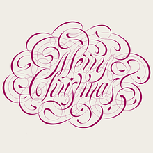 Merry Christmas. Un proyecto de Lettering y Lettering digital de Dan Forster - 21.07.2022