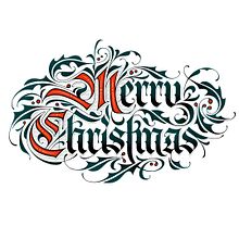 Merry Christmas. Un proyecto de Lettering, Lettering digital, H y lettering de Dan Forster - 21.07.2022