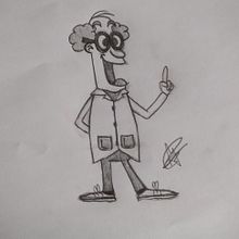 Mi proyecto del curso: Introducción a la creación de personajes estilo cartoon. Traditional illustration, Character Design, and Drawing project by ngallotto22 - 07.21.2022