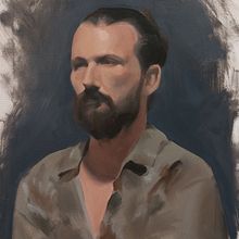 Retrato al oleo durante curso de verano. Painting, Oil Painting, and Pencil Drawing project by Paula Jiménez - 07.22.2022