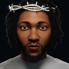 Kendrick Lamar Tribute. Een project van 3D-karakterontwerp,  3D-ontwerp, Traditionele illustratie, 3D y  3D-modellering van Anthony Nuñez Goncalves - 22.07.2022