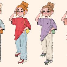 My project for course: Drawing Appealing Characters with Personality. Projekt z dziedziny Projektowanie postaci, Sketching,  R, sunek, Stor, telling, Stor, board,  R, sunek art, st, czn i Narracja użytkownika Celina Rydén - 22.07.2022