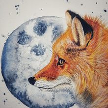 Mi proyecto del curso: Retratos expresivos de animales en acuarela. Un progetto di Illustrazione tradizionale, Pittura ad acquerello, Disegno realistico e Illustrazione naturalistica di silvana1912 - 21.07.2022