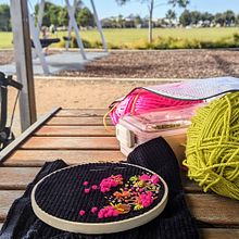 My project for course: Embroidery and Accessories Customization - Work in progress. Accessor, Design, Jewelr, Design, Fashion Design, Embroider, and Textile Design project by Holly - 06.20.2022