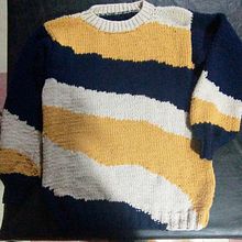 Mi proyecto del curso: Diseño y tejido de prendas con la técnica de intarsia. Fashion Design, Fiber Arts, DIY, Knitting, Textile Design, Arts, and Crafts project by maradonamicaela - 07.22.2022