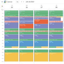 Mi proyecto del curso: Organización de agenda: gestiona tu tiempo y energía Ein Projekt aus dem Bereich Kreative Beratung, Designverwaltung, Marketing, Management und Produktivität von Paula Colmenares - 21.07.2022