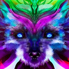 WOLF COLORS BY Oscar creativo. Een project van  Ontwerp, Traditionele illustratie, 2D-animatie y Digitale illustratie van Oscar Creativo - 23.07.2022