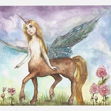 Ilustración de cuento de hadas con acuarela . Un progetto di Illustrazione tradizionale di Ana Laura Ramos - 21.07.2022