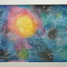 My project for course: Modern Watercolor Techniques. Traditional illustration, Fine Arts, Painting, and Watercolor Painting project by Diyana - 07.23.2022