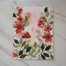 My project for course: Artistic Floral Watercolor: Connect with Nature. Traditional illustration, Painting, Watercolor Painting, and Botanical Illustration project by Valentina Chernaya - 07.23.2022