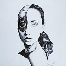 Mi proyecto del curso: Retrato realista con bolígrafo. Traditional illustration, Drawing, Portrait Drawing, Realistic Drawing, and Artistic Drawing project by Yolanda Lss - 07.23.2022