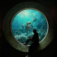 Aquarium. Matte Painting, Photograph, and Photomontage project by Mateus Bollini - 03.11.2022